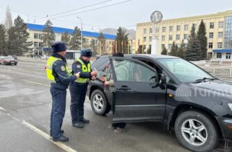 В Нарынской области женщинам-водителям подарили цветы (видео)